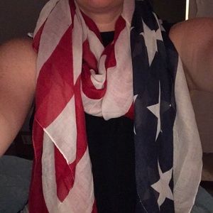 American flag scarf